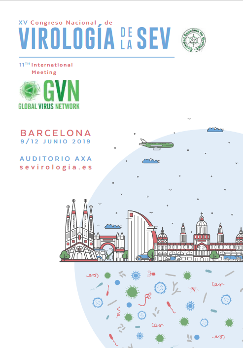 XV Congreso Nacional de Virología- Barcelona, 9-12 junio 2019.