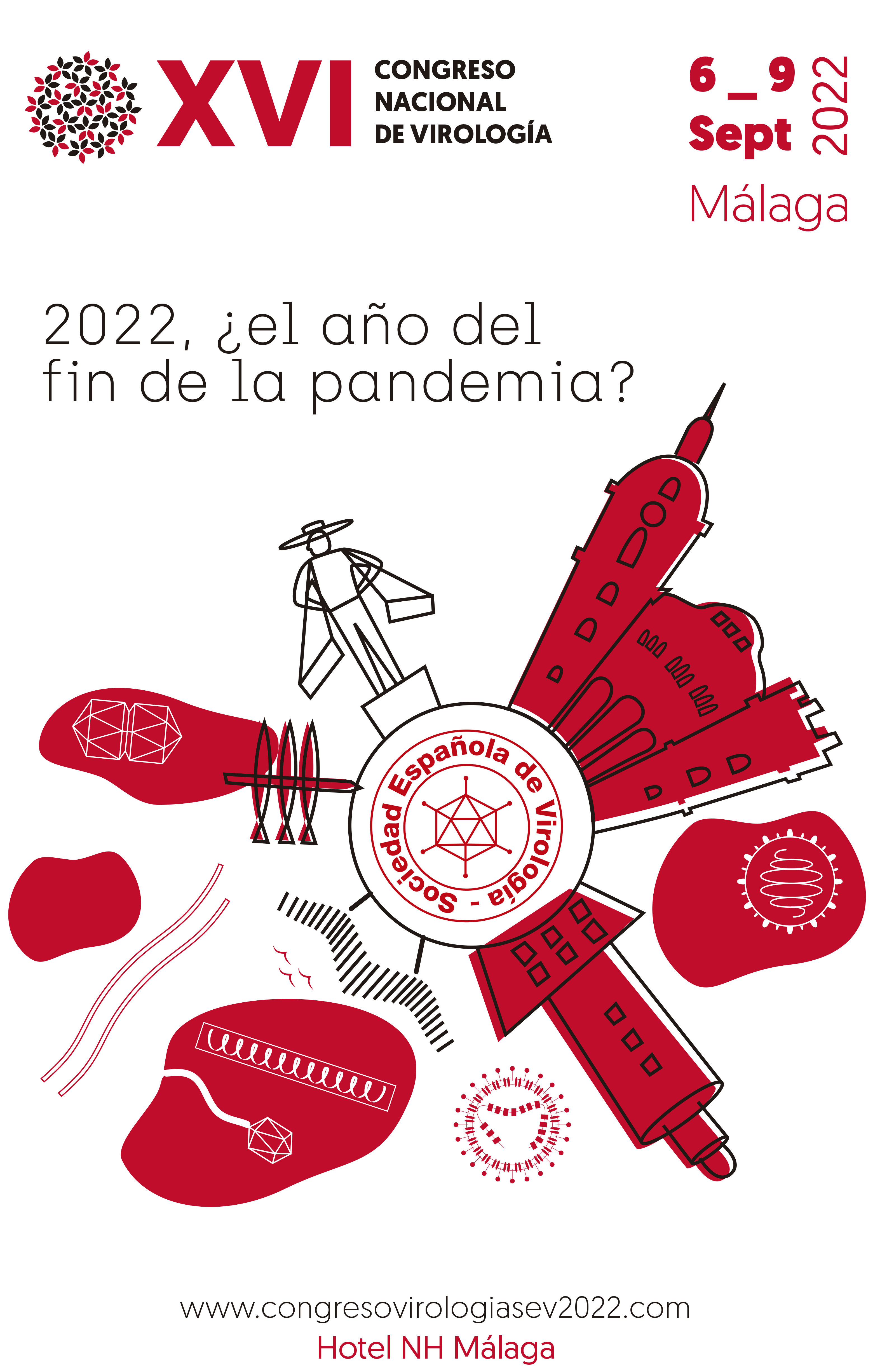 XVI CONGRESO NACIONAL DE VIROLOGÍA. Málaga, del 6 al 9 de septiembre de 2022